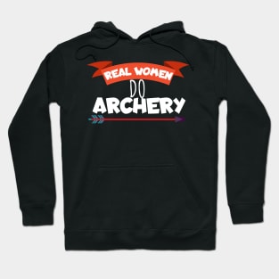 Real women do archery Hoodie